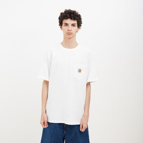 Carhartt WIP S/S Pocket Tee White I022091_02_00 Degli Uberti